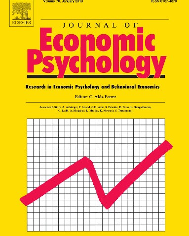 Editor in Chief of the Journal of Economic Psychology